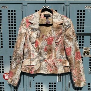 Vintage 90s Funky Print Blazer